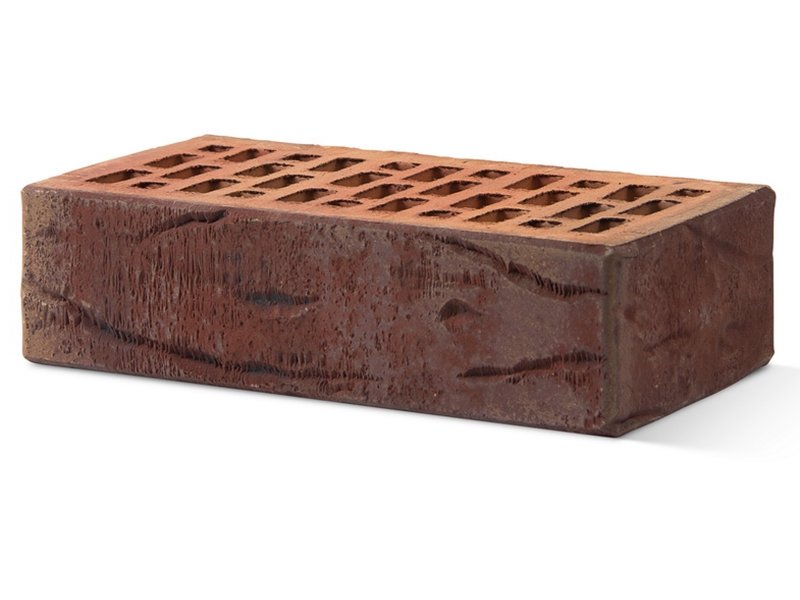 Облицовочный кирпич Славянский кирпич Прованс-руст (рустик, фиолетовый, коричневый) - 250x120x65 мм